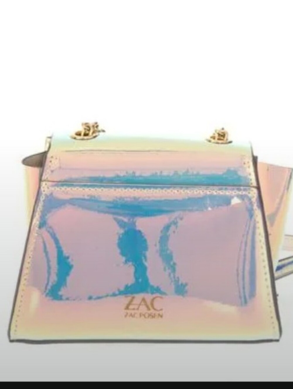 Zac Posen- Eartha Mini Chain Crossbody Bag (Iridescent 🤍) - Picture 6 of 7